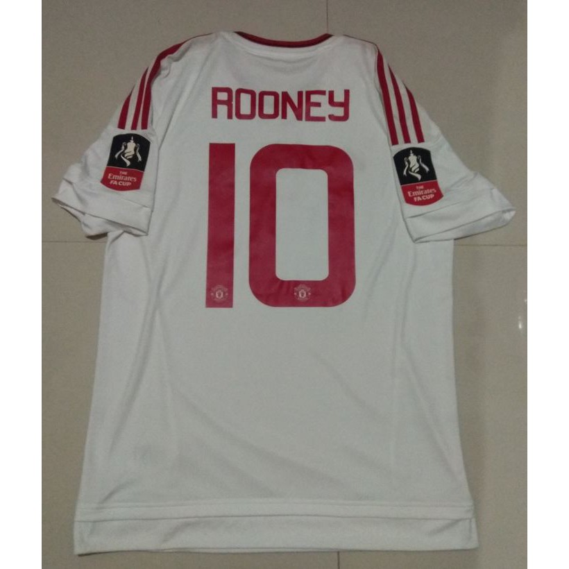 Jersey Manchester United Original Final FA Cup 2015-2016 Adidas Rooney