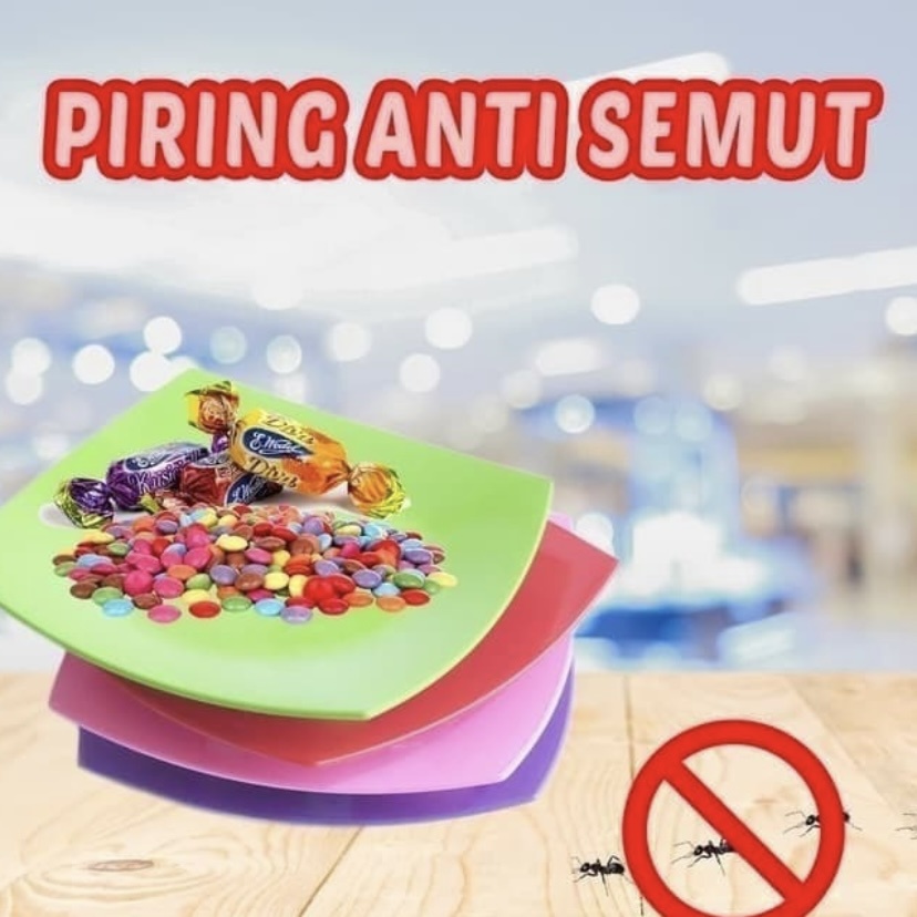 Piring Plastik Anti Semut Plastik Tebal