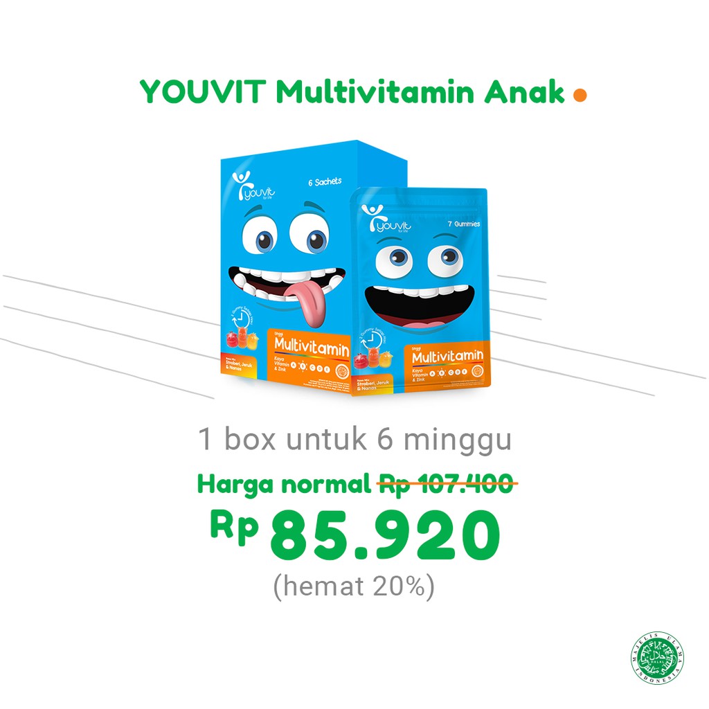 YOUVIT Multivitamin Anak Paket 1 Box
