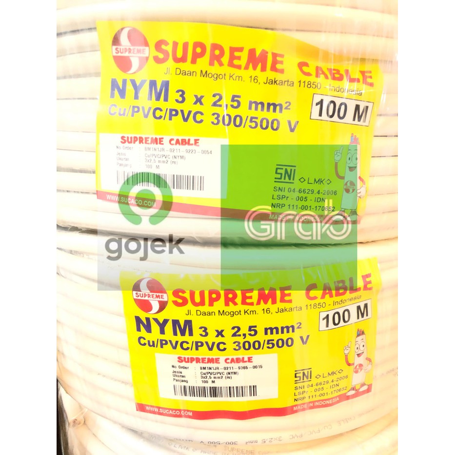 KABEL NYM SUPREME 3X2,5 METERAN PERMETER