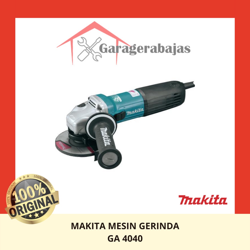 Makita Ga4040  Mesin Gerinda Tangan 4 Angle Grinder Ga 4040