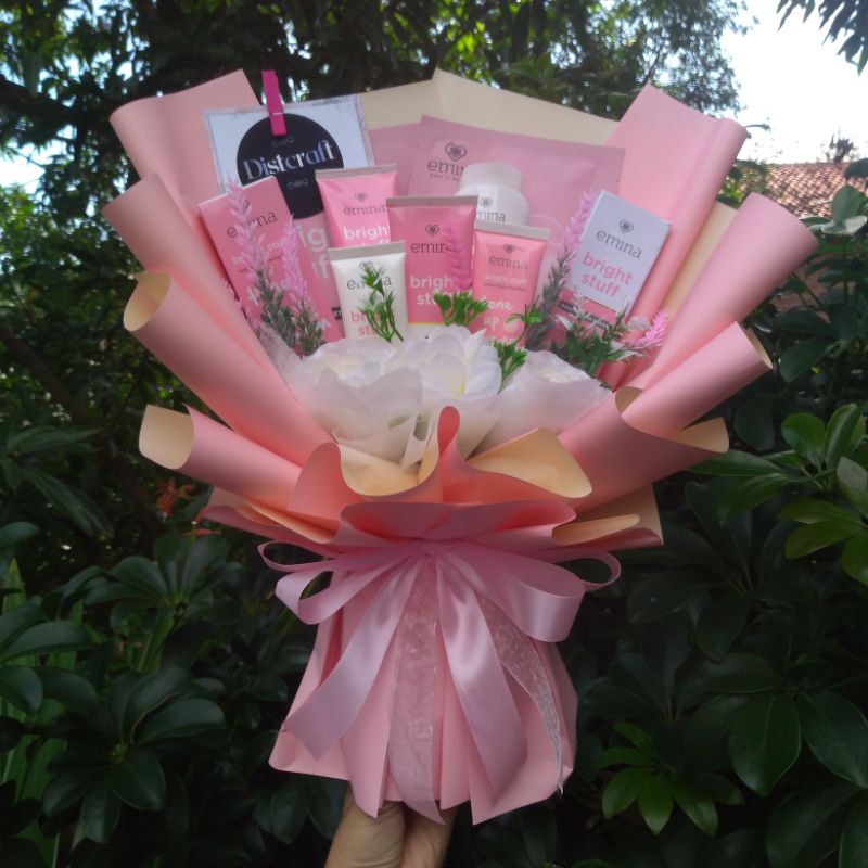 Bisa COD BUKET emina murah/ BOUQUET Kosmetik MURAH/ BUKET MAKEUP MURAH/ madame gie /Buket Skincare M