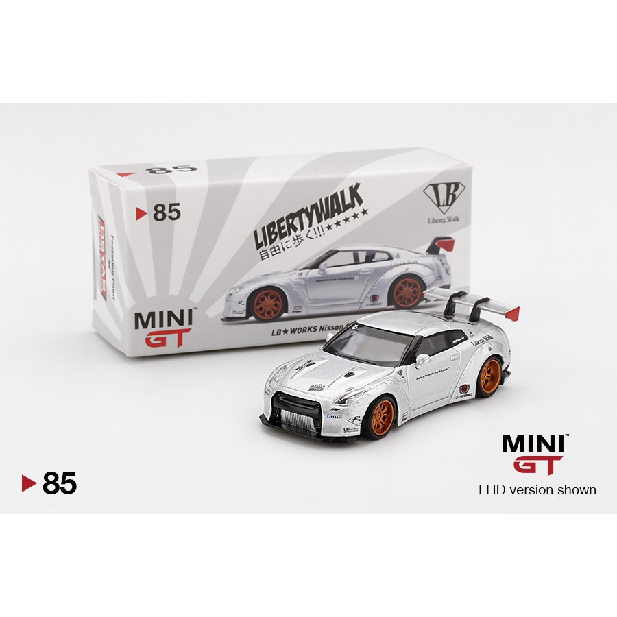 MINI GT LIBERTY WALK - NISSAN GT-R NISSAN MAGIC PEARL