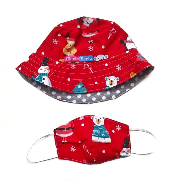 COD DRESS ANAK BAJU ANAK | TOPI NATAL | BUCKETHAT | PERNAK PERNIK AKSESORIS NATAL MURAH