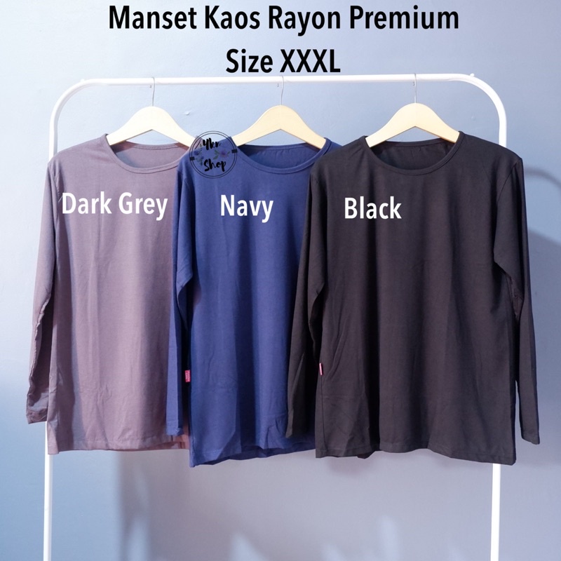 MANSET KAOS OBLONG PREMIUM Size XXXL