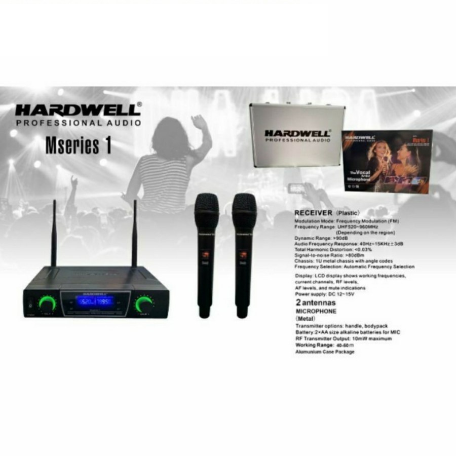 Mic Wireless Hardwell M SERIES 1 Original M Series1 Garansi Resmi.