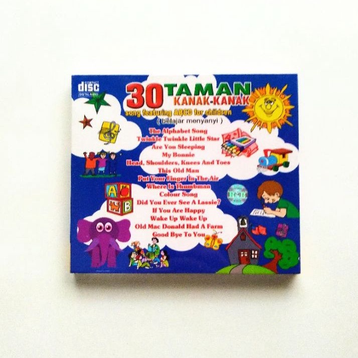 Cd Anak 30 Taman Kanak Kanak - Song Featuring ABCD for Children