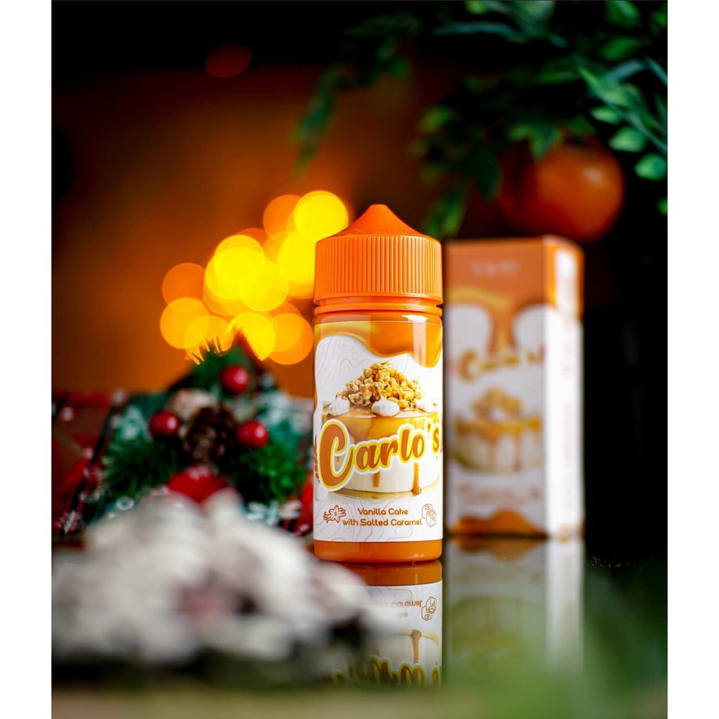 CARLO’S • Vanilla Cake With Salted Caramel 100ML LIquid Vape