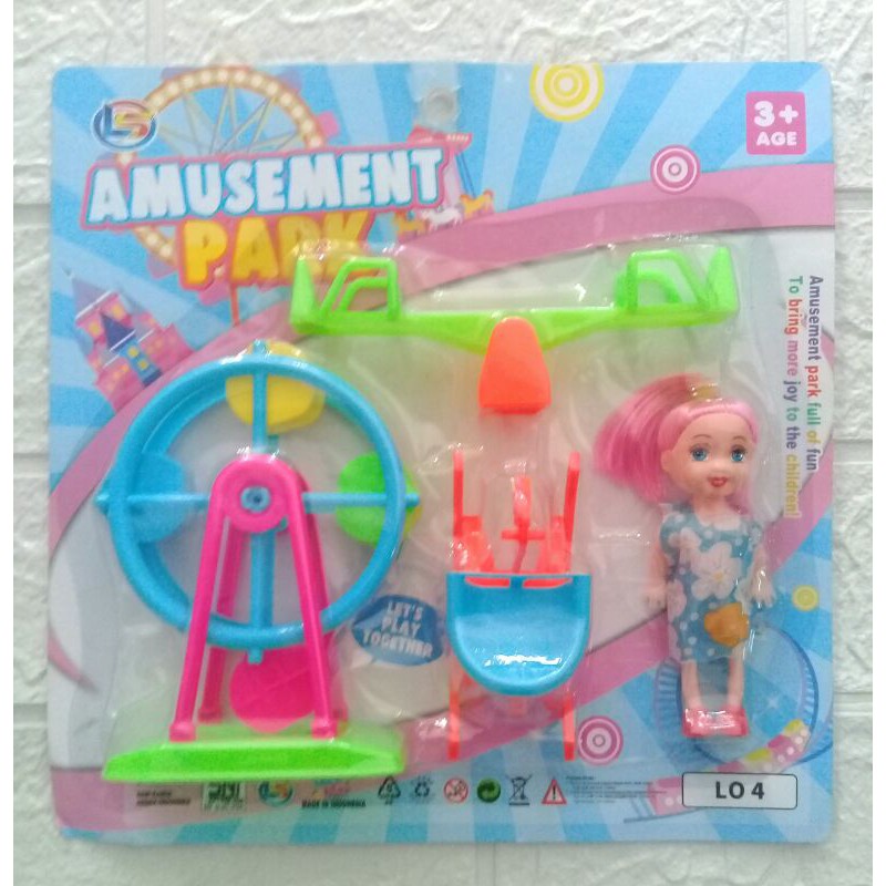 Mainan Anak - Taman Bermain Barbie Amusement Park