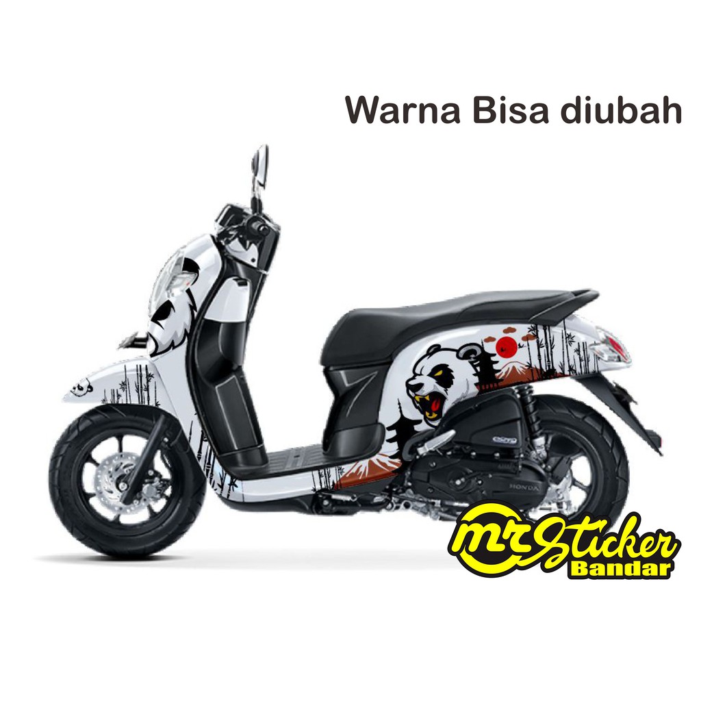Decal full body Scoopy fi new motif panda