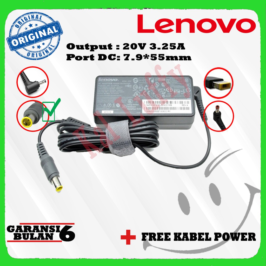 Charger Laptop Lenovo Thinkpad X230 X220 B490 T420 X131E