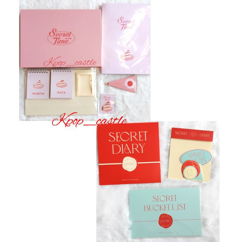 [READY] IZ*ONE IZONE Secret Time + Secret Diary