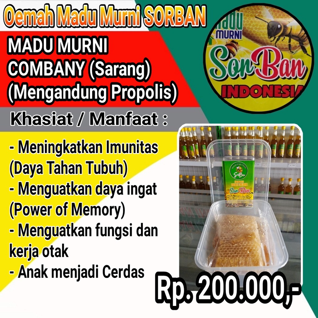 

Madu Murni Combany (Sarang)