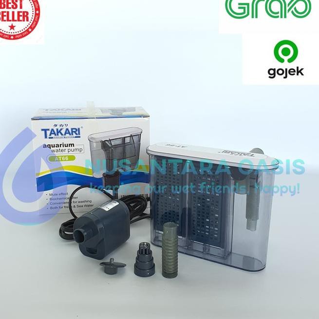 FILTER GANTUNG AQUARIUM HANGING FILTER SLIM TAKARI AT 66 7WP