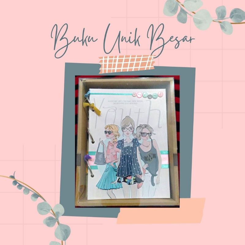 

buku unik kado lucu hadiah menarik buku catatan polos note book hand made