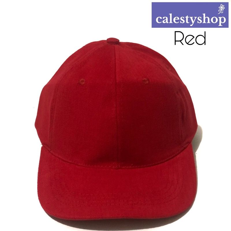 Topi Polos Baseball Cap Premium Bahan Denim | Baseball Polos Premium Classic