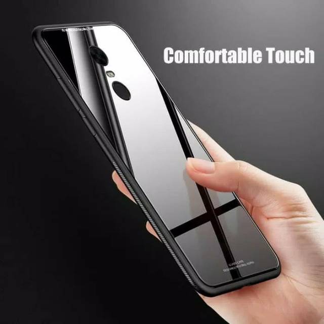 Mirror Case Xiaomi Redmi 5 5.7 Inch Glass Case Kaca Hard Soft