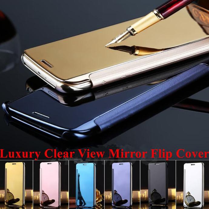 NEW FLIP SMART MIRROR SAMSUNG S8+ PLUS /AUTOLOCK CASE COVER MIROR - GOLD MILENIA