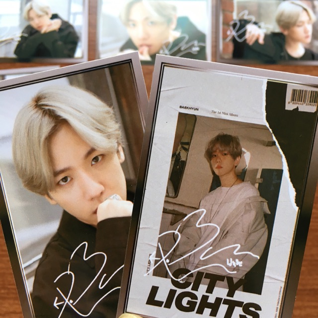 Photocard Baekhyun - City Lights