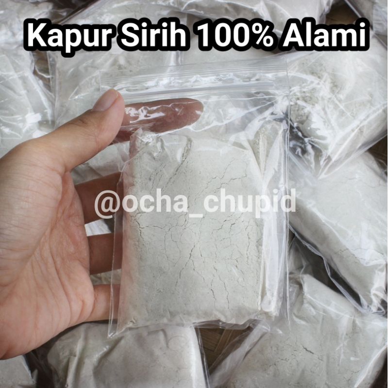 

Kapur Sirih 100% Alami