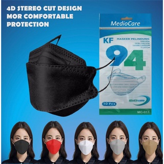 Image of Masker KF94 Korea Evo Mask Premium 4ply Isi 10 Pcs
