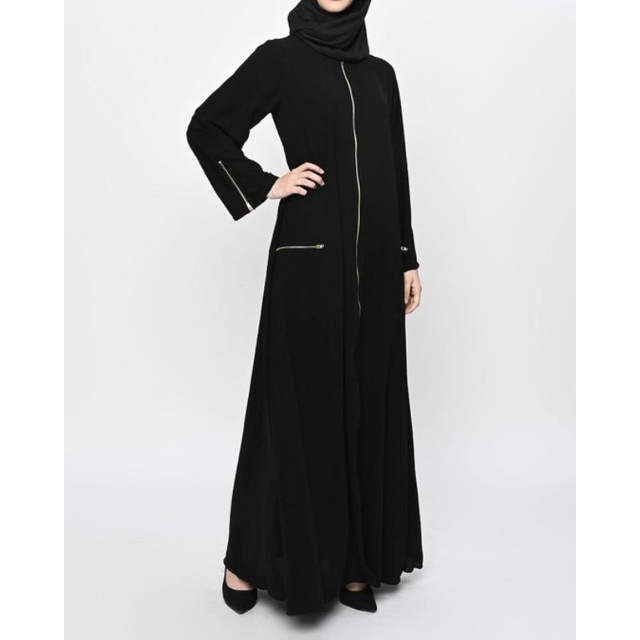 New Abaya Gamis Maxi Dress Arab Saudi Bordir Zephy Turki Umroh Dubai Turkey India Wanita Marun Busui