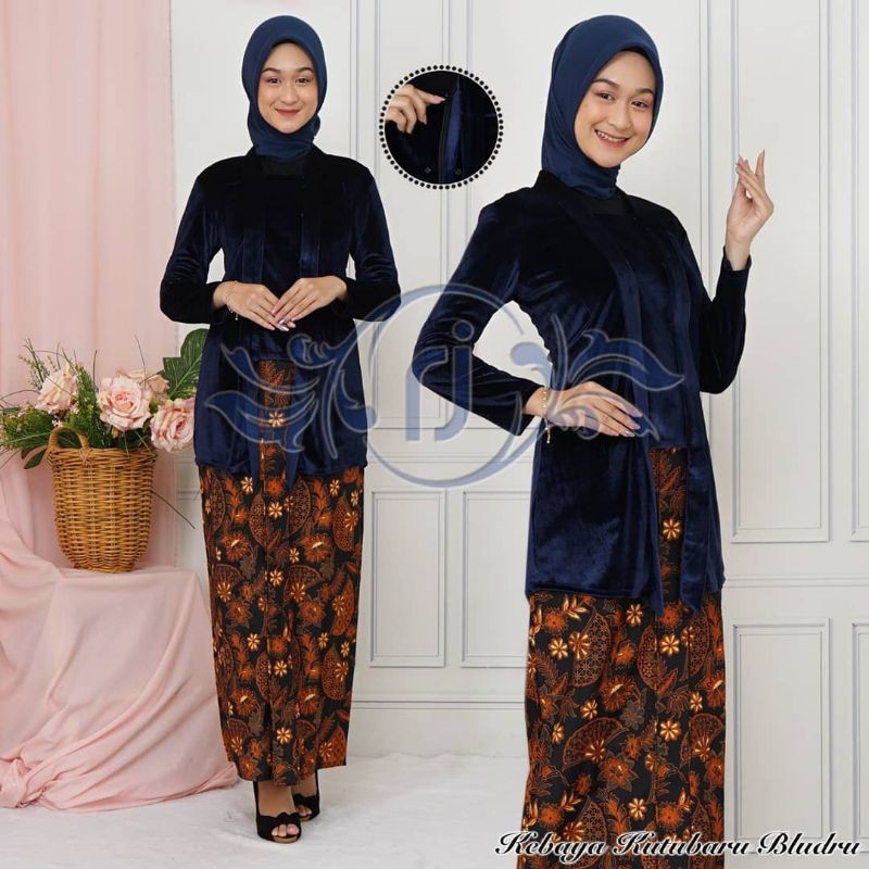 ATASAN KEBAYA KUTUBARU BLUDRU PREMIUM