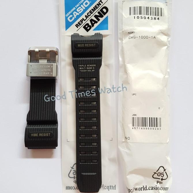 Strap G-Shock Gwg-1000-1A Mudmaster / Casio Original Terbaru