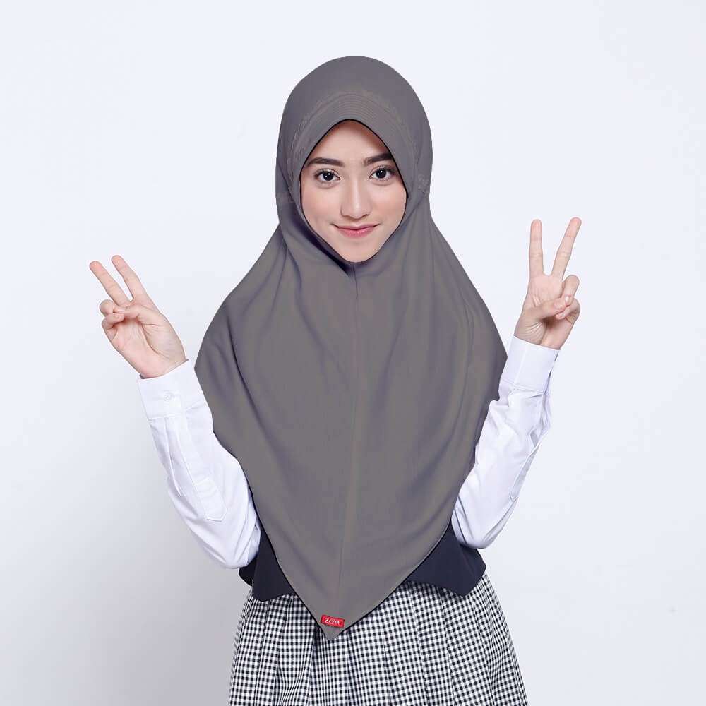 Kerudung Anak / Kerudung Sekolah ZOYA / Bergo / Hijab Instan Small - JUARAMINI