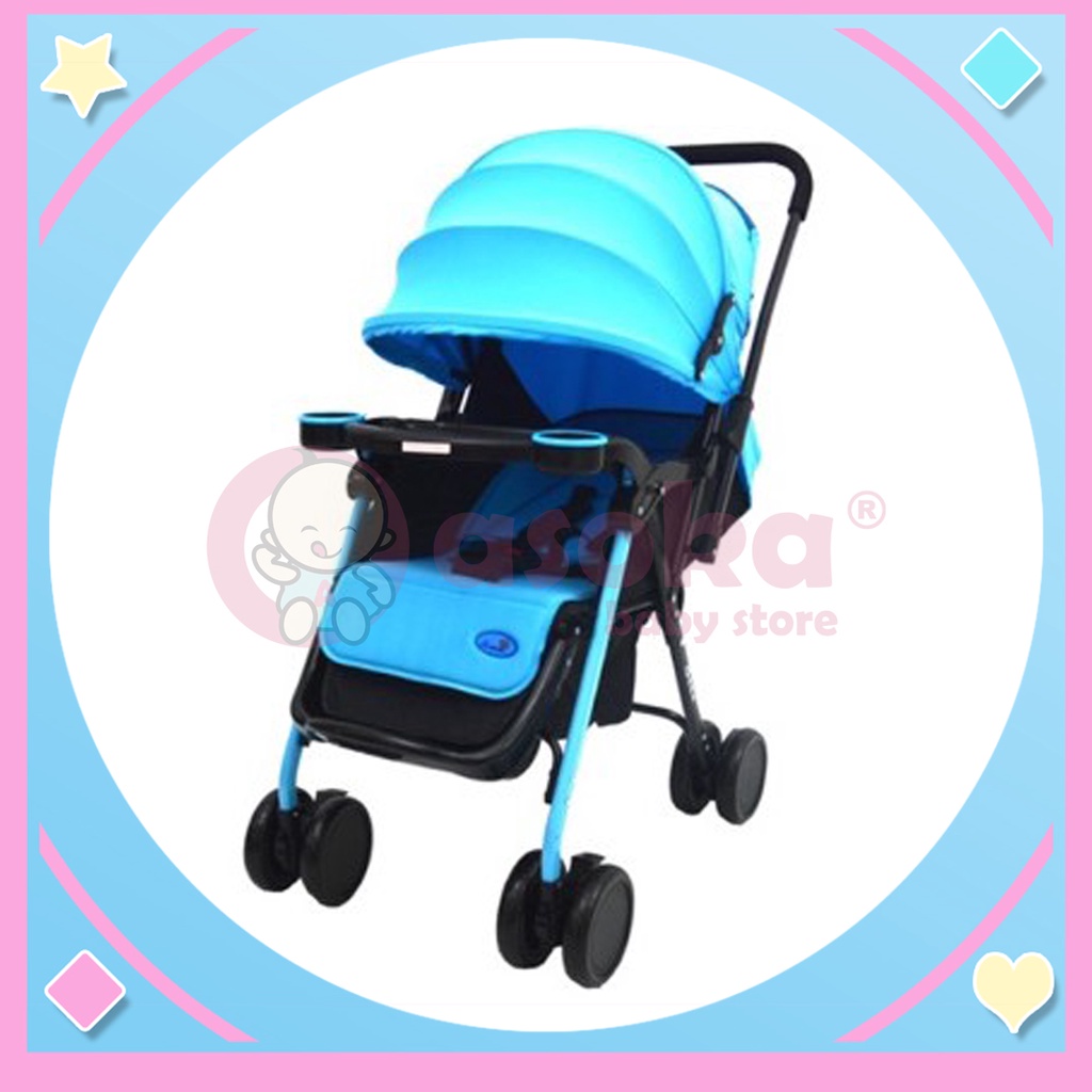 Stroller Baby Labeille Otta+ A919 Reversible Handle - Kereta Dorong Bayi Anak ASOKA