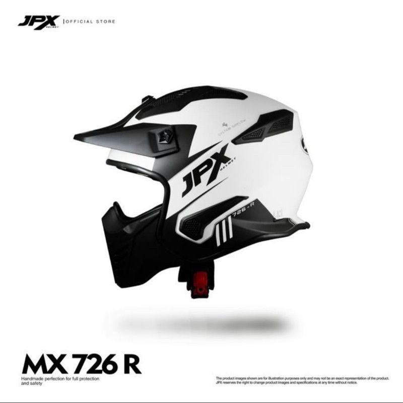 HELM JPX 726R FULL FACE CAKIL DOUBEL VISIOR TERBARU  ORIGINAL SNI