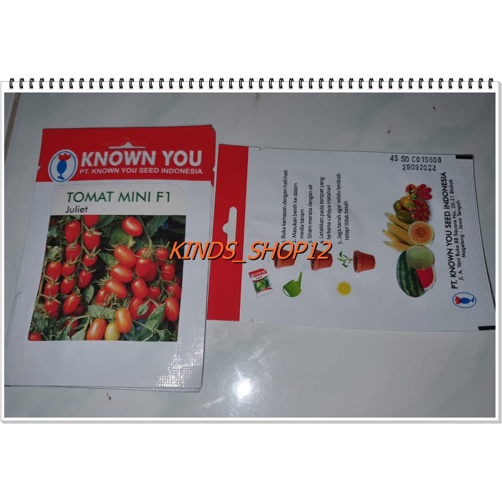 Benih bibit TOMAT Cherry Mini F1 JULIET - Known You Seed