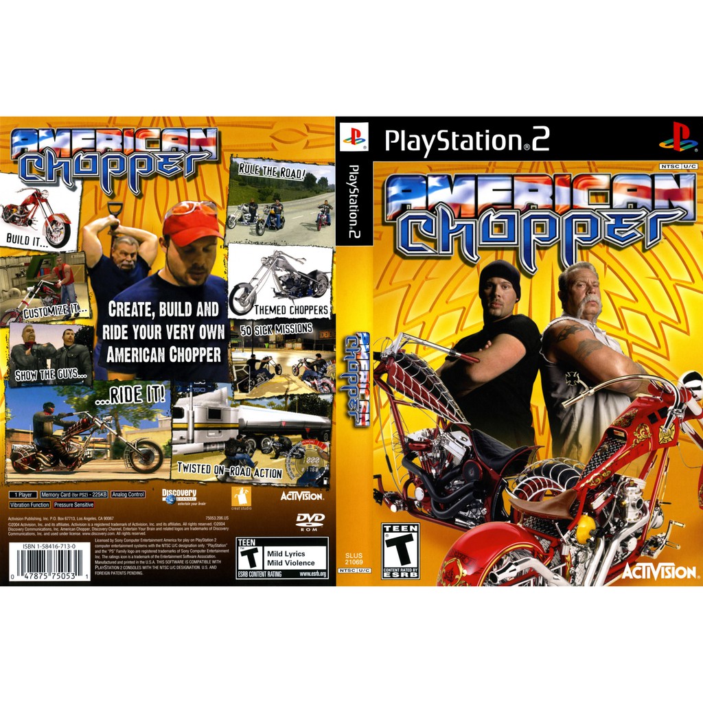 Kaset Ps2 Game American Chopper