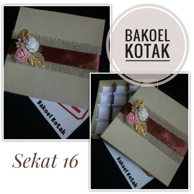 

Box Coklat sekat 16