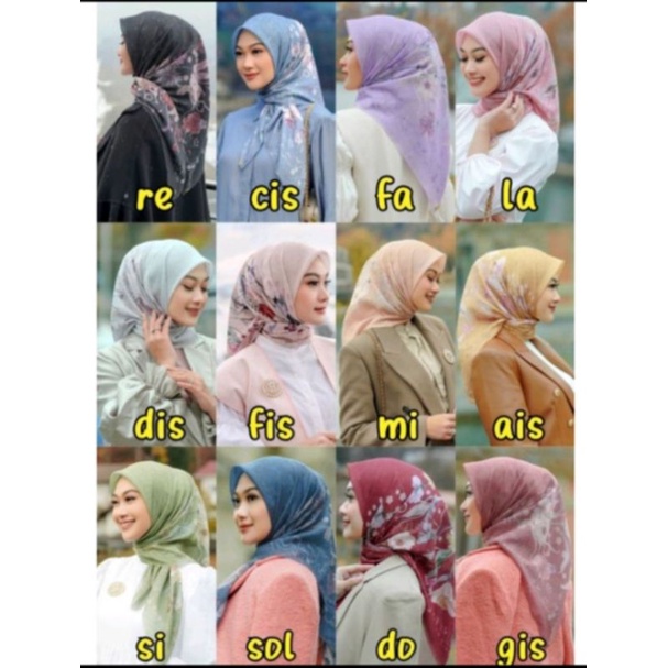 Nada series DIS Buttonscarves x Nadapuspita