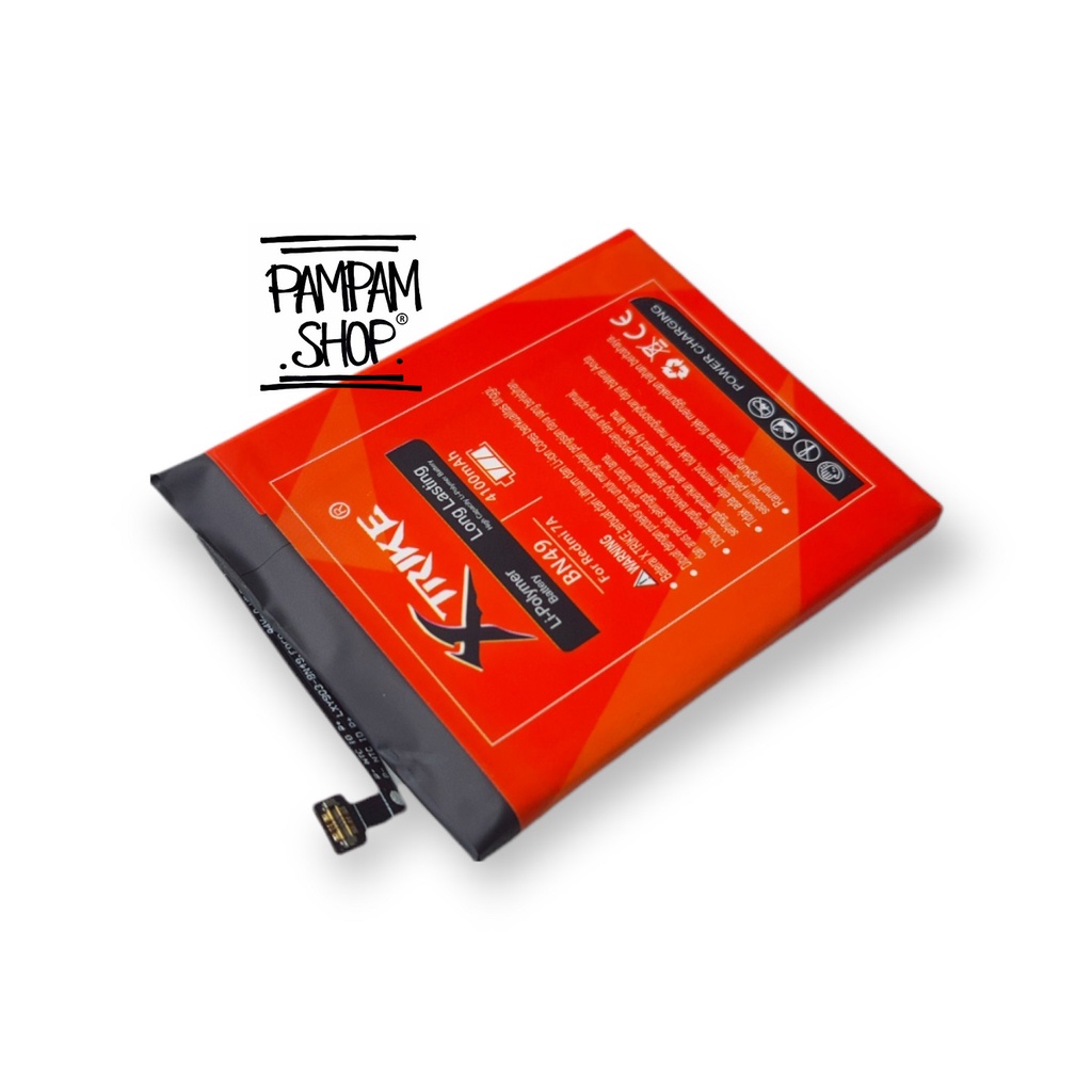 Baterai XTRIKE Double Power Original XiaoMi Redmi 7A BN49 Batre Batrai Battery Handphone HP Ori BN 49