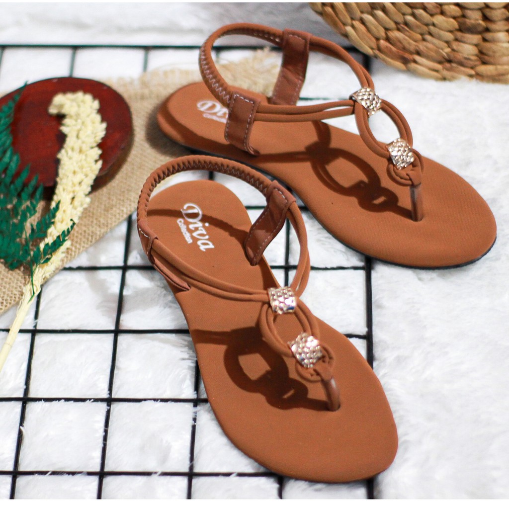 sandal jepit wanita tali belakang BA 21 Shopee Indonesia sandal jepit wanita tali belakang BA 21 Shopee Indonesia