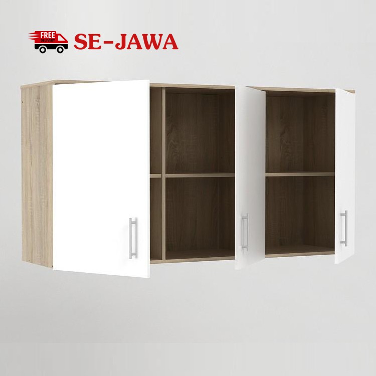 Metropolis Alanis Kitchen Set Kabinet Dinding Dapur / Rak Dapur 3 Pintu