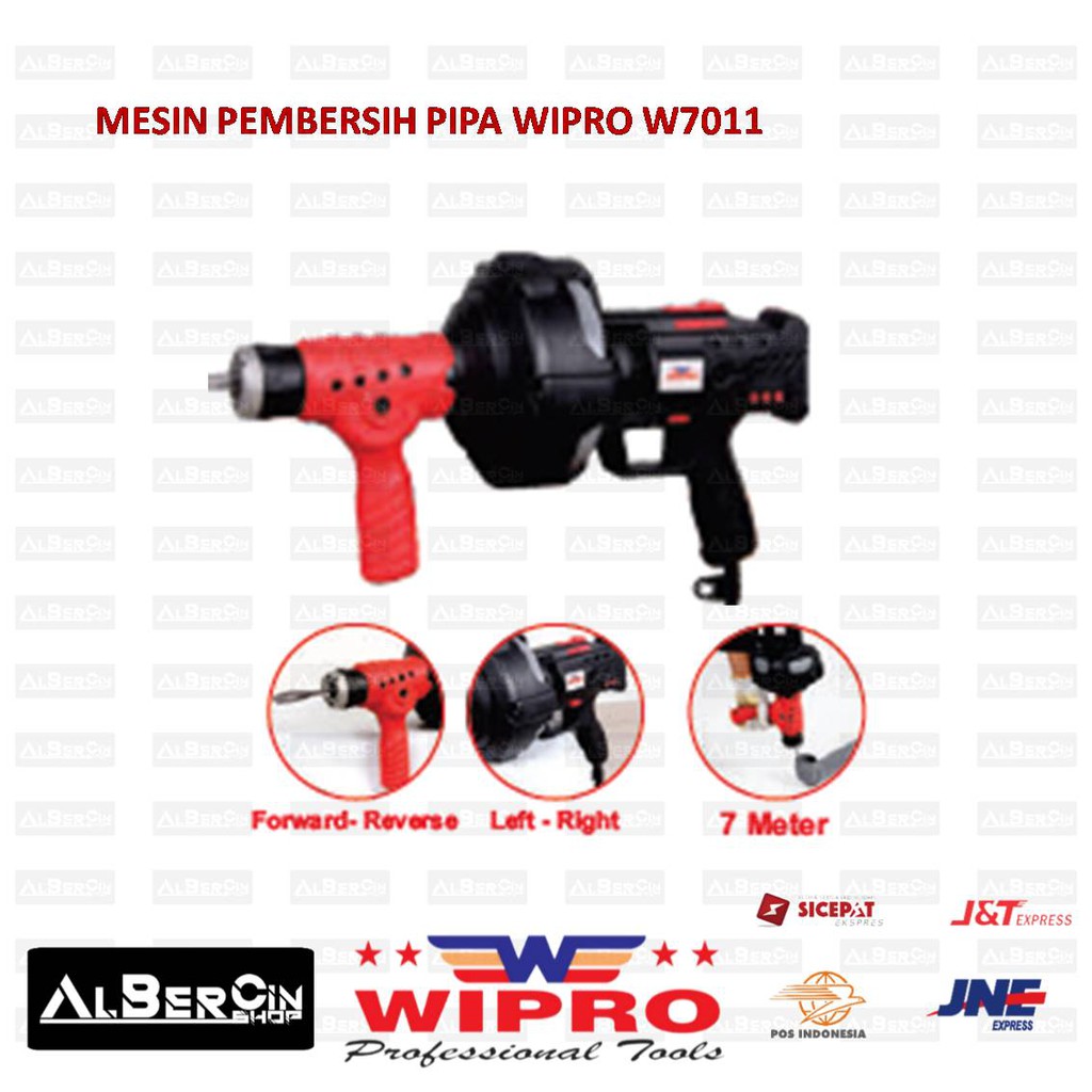 Mesin Pembersih Pipa Electric Drain Cleaner WIPRO W7011