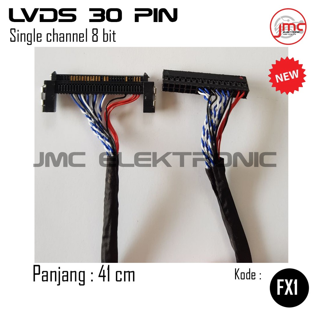 1PCS KABEL LVDS LED 30PIN DAN 51PIN 1 CHANNEL 2 CHANNEL 1CH 2CH 8BIT