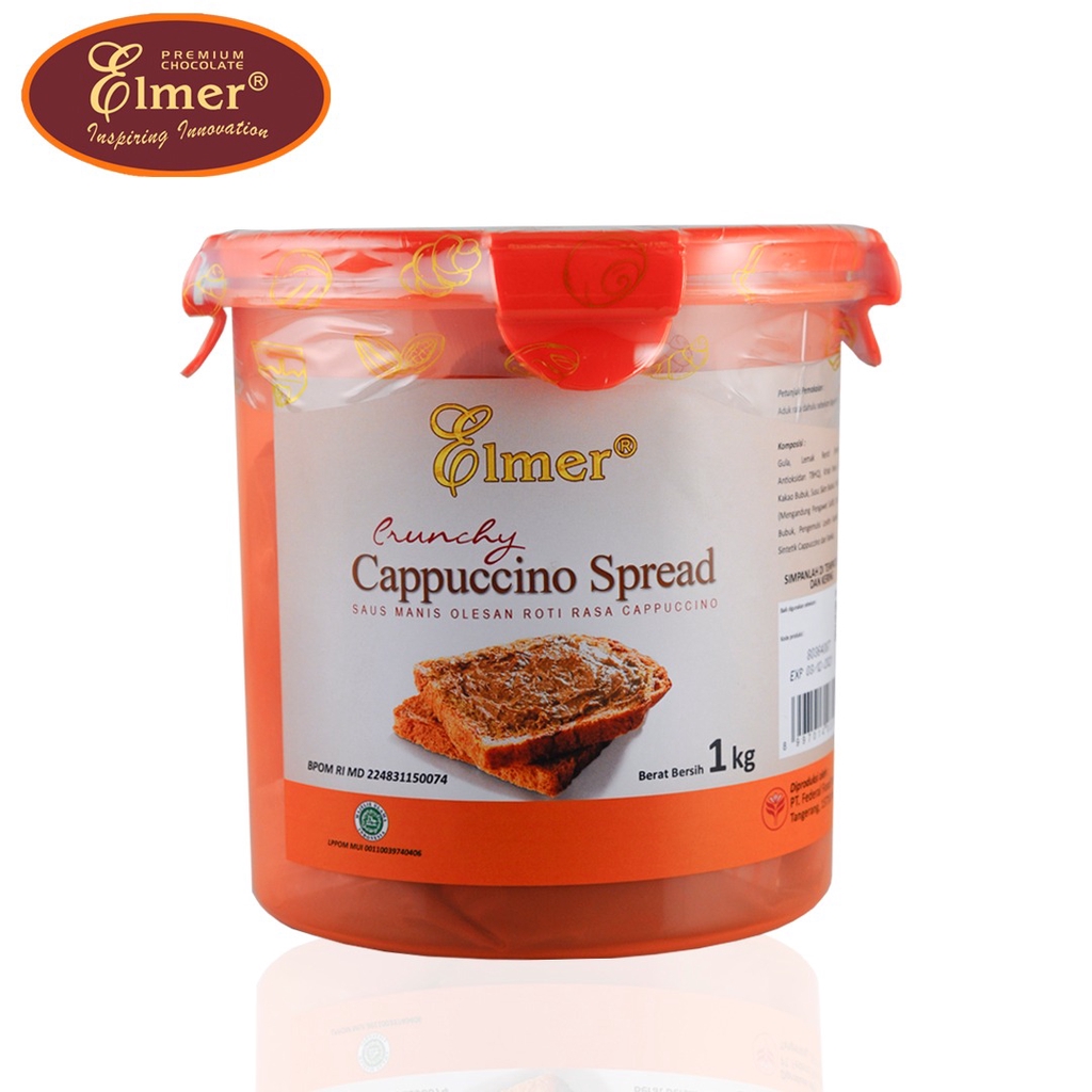 

Elmer Spread Crunchy Cappucino 1 kg | Selai Roti, Kue, Bolu