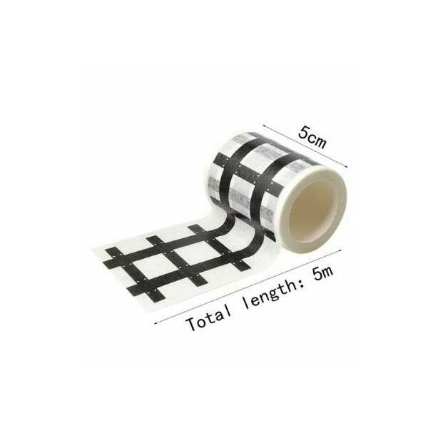 

Washi Tape Road and Railway | Selotip / Lakban Kertas Motif Jalan dan Rel Kereta (ART. 1800)