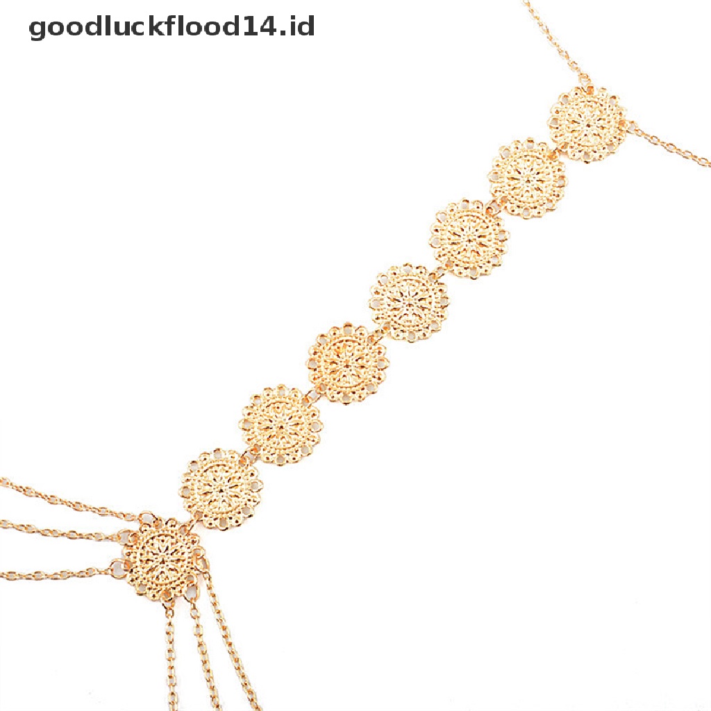 Kalung Rantai Tubuh Bahan Alloy Untuk Wanita