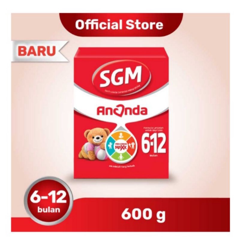 SGM Ananda 2 Susu Formula Bayi 6-12 Bulan 600g