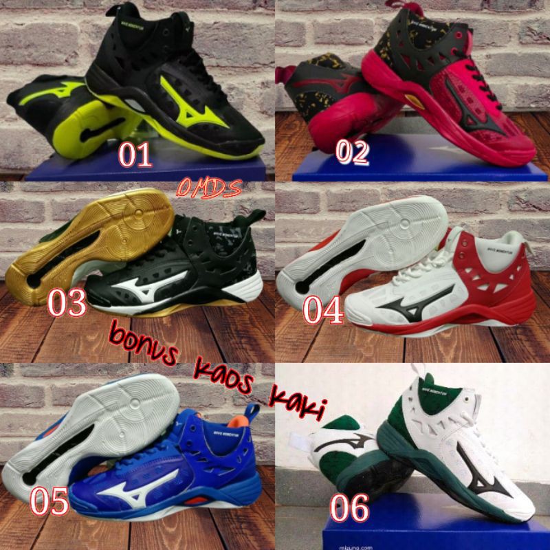 sepatu voli mizuno kw super