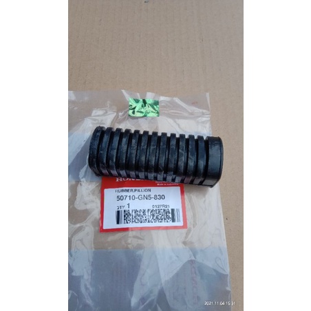 Perbiji karet step footstep belakang honda Grand karisma revo supra fit supra x 125 ori AHM