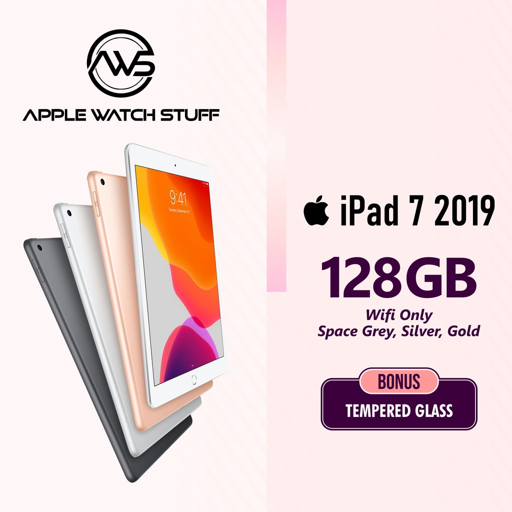 Apple iPad 7 2019 10.2 Inch Wifi Only 128GB Gold Grey