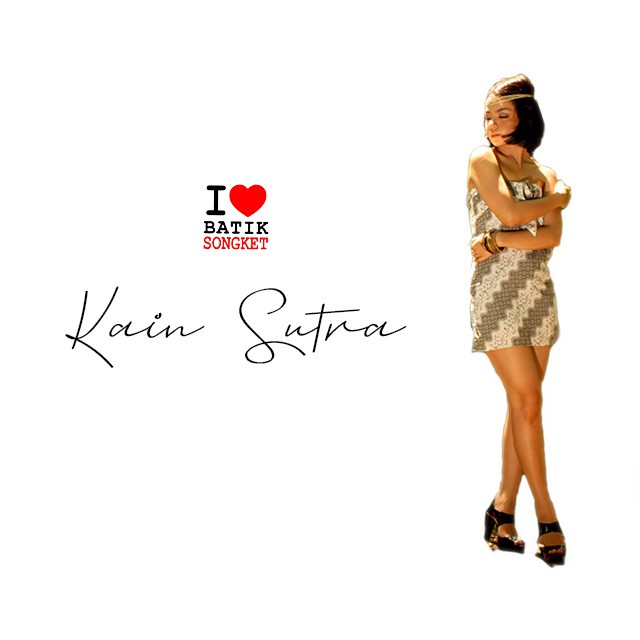 Bahan sutra 2 meter kain batik pekalongan cap cetak rok asli silk