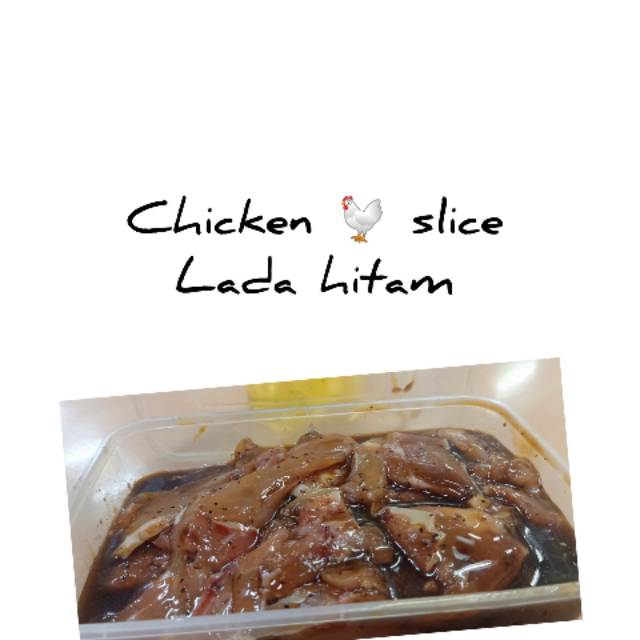 

Chicken slice marinated blackpepper