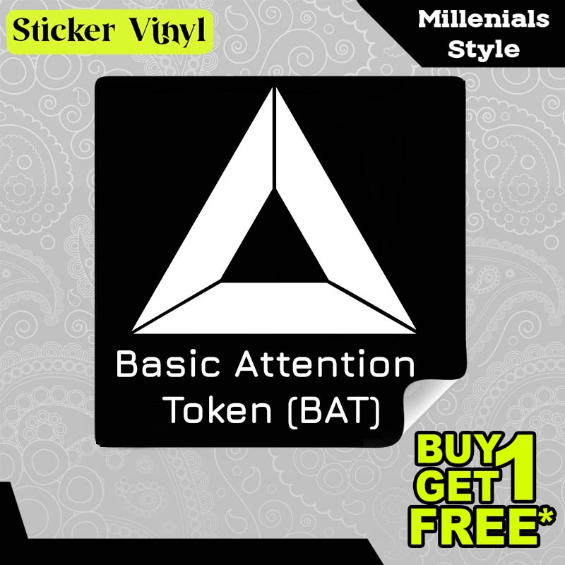 

Stiker Sticker BAT Basic Attention Token Crypto Bisnis Uang Digital Gambar Unik Aesthetic Bahan Vinyl Satuan Anti Air